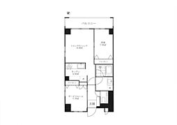 メゼリテ表参道 1SLDKの間取図画像