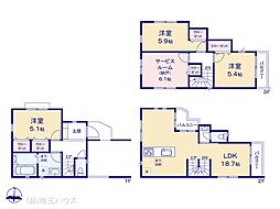 川口市小谷場0707 新築戸建て 全2棟