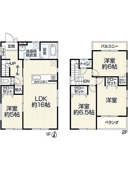 間取りを拡大表示