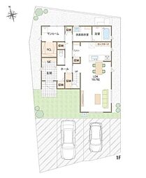 新築戸建　高崎市上中居町　1号棟