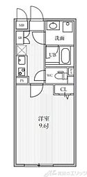 THE PALMS大島 1LDKの間取図画像