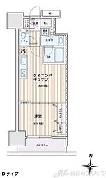 エスティメゾン錦糸町2 1LDKの間取図画像