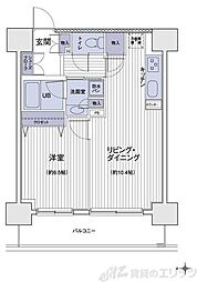 エスティメゾン大島 1LDKの間取図画像