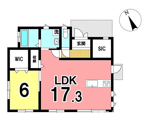 間取り 鈴鹿市稲生塩屋1丁目　中古一戸建て