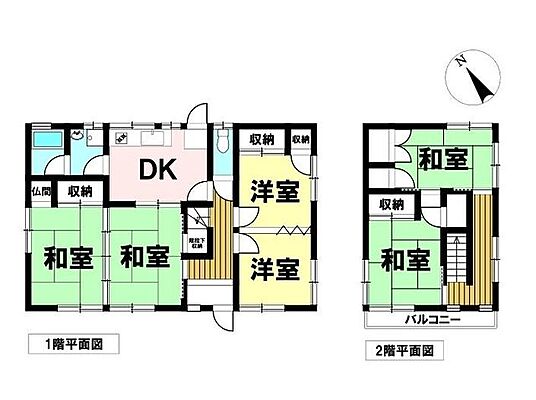間取り 津市白塚町　中古一戸建て