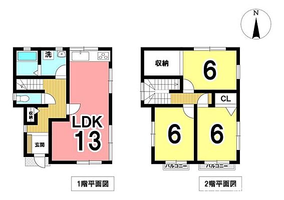 間取り 鈴鹿市国府町　中古一戸建て