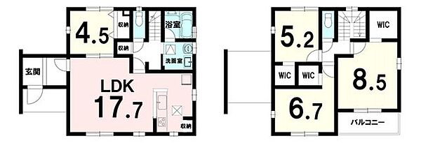 間取りを拡大表示