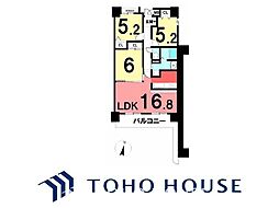 バンベール藤ケ丘 3LDKの間取図画像