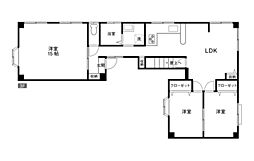 フィラヨシダ 3LDKの間取図画像