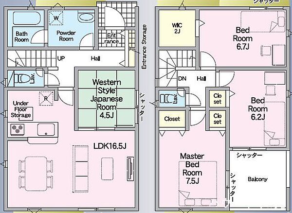 間取りを拡大表示