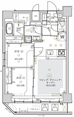 物件の間取り