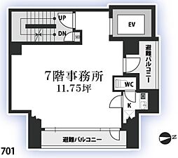BRILLIANT西天満ビルの間取図画像