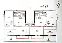 ハイツベルドール 3DKの間取図画像