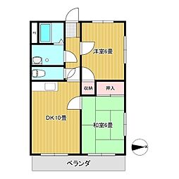 スプレンドール2 2LDKの間取図画像