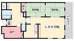 シティーガーデン広畑 3LDKの間取図画像