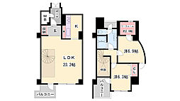 フィールトレイン 2SLDKの間取図画像