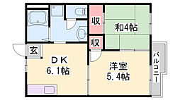 ハイツエヌ 2階