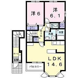 ソレイユ・セタII 2階