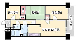 アルコート高岡 3階/-