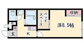 レオパレスチェディgroveII  ｜ 兵庫県姫路市御立西1丁目（賃貸アパート1K・2階・23.18㎡） その2