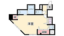 エーデルハイム 1LDKの間取図画像