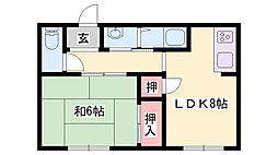 ハイツ千年藤 2階/-