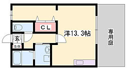 ラルジュ八代 1階/-