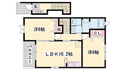 エレガンシア 2階/-
