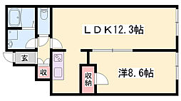 クレイノドン ジュスト 2階