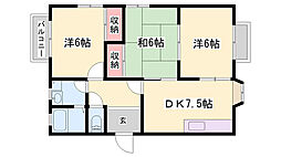 ハウス新町 2階/-