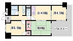 ロイヤルコーポ姫路 4階/-