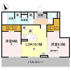 物件の間取り