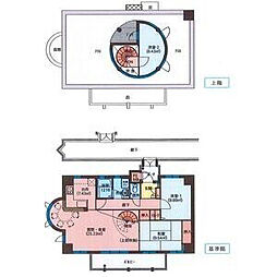 フィールトレイン 3LDKの間取図画像