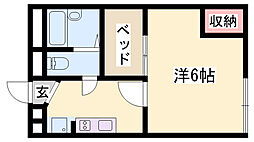 レオパレス面白 2階/-