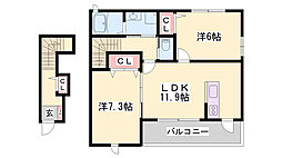 カーサ イリーデ 2階/-