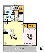 リーフガーデンIII 203 ｜ 神奈川県藤沢市亀井野1536-5（賃貸アパート1LDK・2階・46.38㎡） その2