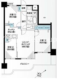 ナイスアーバン藤沢 3LDKの間取図画像