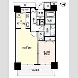 D'グラフォート札幌ステーションタワー 1LDKの間取図画像
