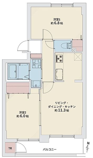 間取りを拡大表示