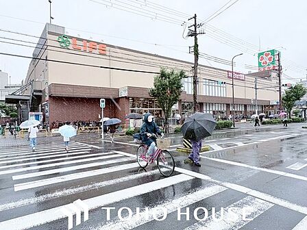 ライフ毛馬店 徒歩7分。 510m