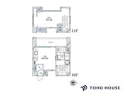 ネオアージュ玉造 1LDKの間取図画像