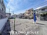 外観：区画2敷地内からの写真です。みんなが街探しのポイントにしているのは？『交通の利便性』もしくは『公園、緑地の充実』が支持されてます
