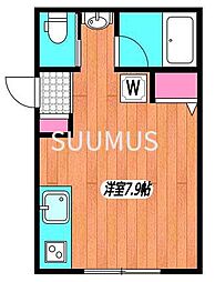 マイハウス ワンルームの間取図画像
