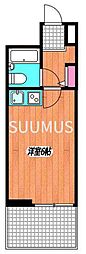 新宿御苑ダイカンプラザ ワンルームの間取図画像