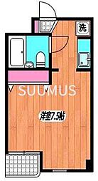 サンハイツ 1Kの間取図画像