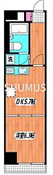 ダイアパレス幡ヶ谷 1DKの間取図画像