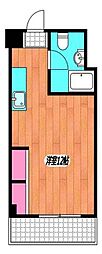 初台ワールドマンション ワンルームの間取図画像