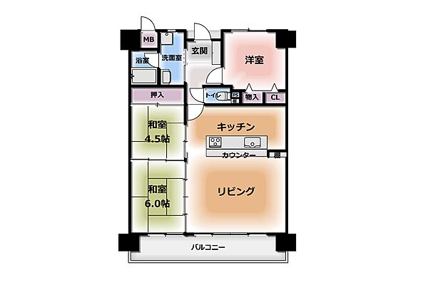 間取りを拡大表示