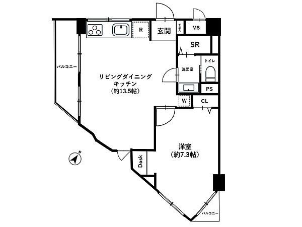間取りを拡大表示