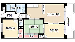 アルカディア・2牧の里 3LDKの間取図画像